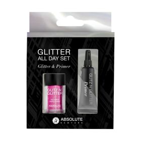 ABSOLUTE Glitz N' Glitter All Day Set (Color: Fushcia Fizz)