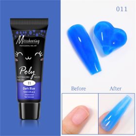 15ml a Piece Nail Crystal Fluorescent Extension Adhesive Without Paper Holder Painless Nail Exten (Color: 11)